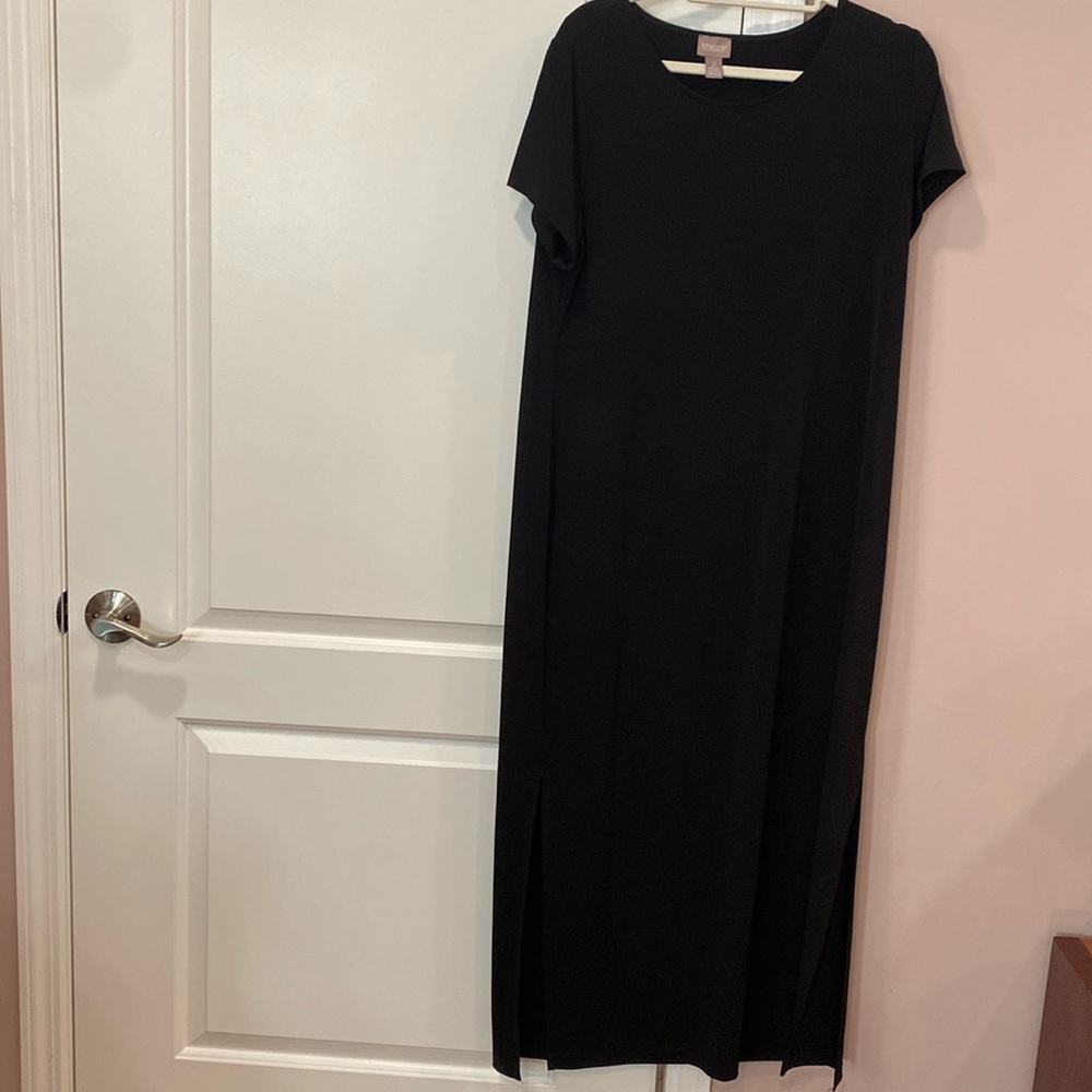 Black Chicos, long dress size 2 excellent condition